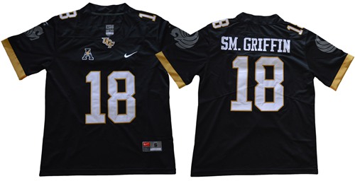 Knights #18 Shaquem Griffin Black Limited Stitched NCAA Jersey Knights #18 Shaquem Griffin Black Limited Stitched NCAA Jersey