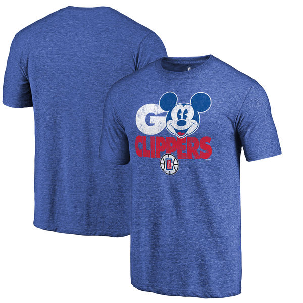 LA Clippers Fanatics Branded Royal Disney Rally Cry Tri-Blend T-Shirt LA Clippers Fanatics Branded Royal Disney Rally Cry Tri-Blend T-Shirt