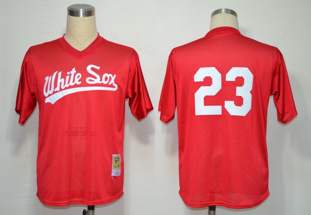 LB Jerseys Chicago White Sox 23 Robin Ventura red jerseys