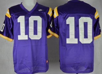 LSU Tigers #10 Anthony Jennings Purple Stitched NCAA Jersey LSU Tigers #10 Anthony Jennings Purple Stitched NCAA Jersey