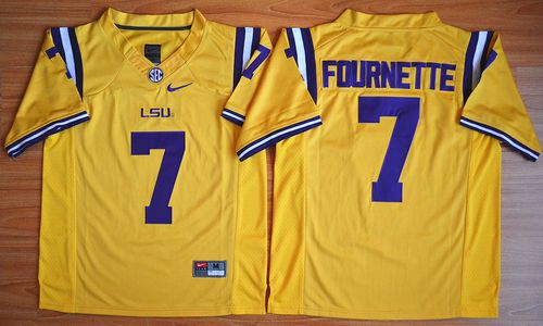 LSU Tigers #7 Leonard Fournette Gold Limited Stitched NCAA Jersey LSU Tigers #7 Leonard Fournette Gold Limited Stitched NCAA Jersey