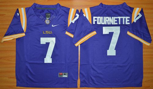 LSU Tigers #7 Leonard Fournette Purple Limited Stitched NCAA Jersey LSU Tigers #7 Leonard Fournette Purple Limited Stitched NCAA Jersey