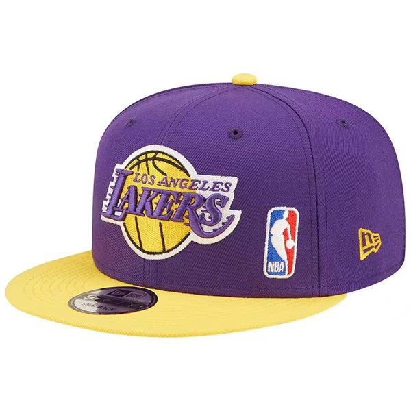 Lakers Purple Snapback Hat--XLH