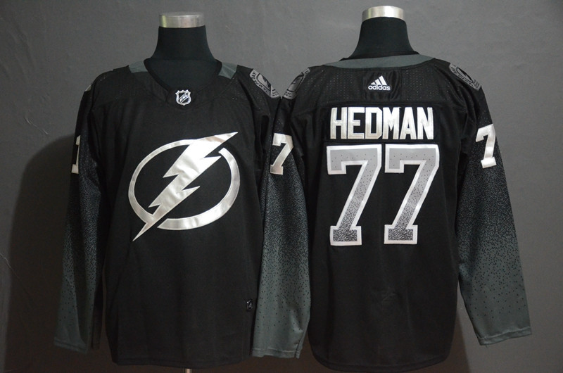Lightning 77 Victor Hedman Black Alternate Adidas Jersey Lightning 77 Victor Hedman Black Alternate Adidas Jersey