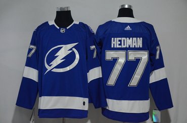 Lightning 77 Victor Hedman Blue Adidas Jersey Lightning 77 Victor Hedman Blue Adidas Jersey