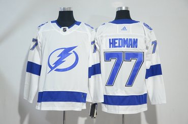 Lightning 77 Victor Hedman White Adidas Jersey Lightning 77 Victor Hedman White Adidas Jersey