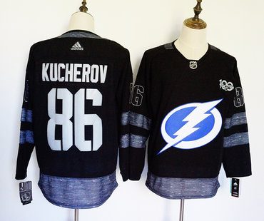 Lightning 86 Nikita Kucherov Black 1917-2017 100th Anniversary Adidas Jersey Lightning 86 Nikita Kucherov Black 1917-2017 100th Anniversary Adidas Jersey