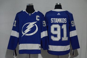 Lightning 91 Steven Stamkos Blue Adidas Jersey Lightning 91 Steven Stamkos Blue Adidas Jersey