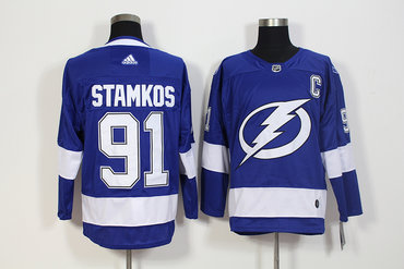 Lightning 91 Steven Stamkos Blue Adidas Jersey Lightning 91 Steven Stamkos Blue Adidas Jersey