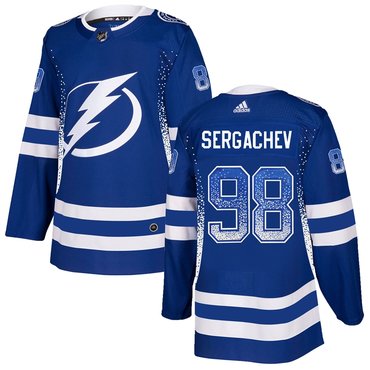 Lightning 98 Mikhail Sergachev Blue Drift Fashion Adidas Jersey Lightning 98 Mikhail Sergachev Blue Drift Fashion Adidas Jersey