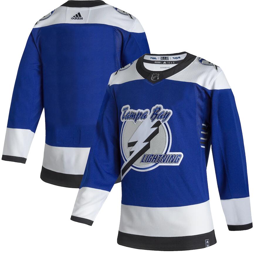 Lightning Blank Blue 2020-21 Reverse Retro Adidas Jersey
