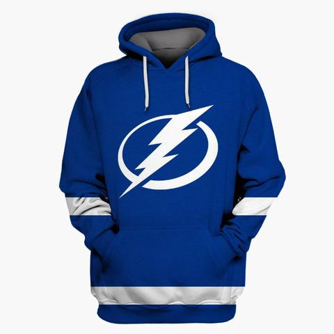 Lightning Blue All Stitched Hooded Sweatshirt Lightning Blue All Stitched Hooded Sweatshirt