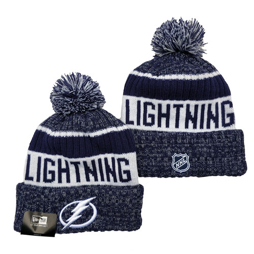 Lightning Team Logo Blue Knit Hat YD Lightning Team Logo Blue Knit Hat YD
