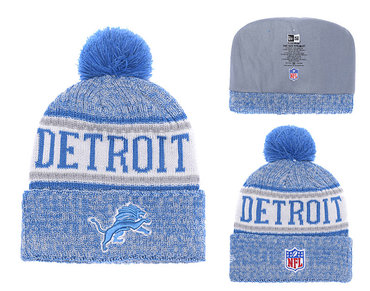 Lions Fresh Logo Blue Knit Hat YD