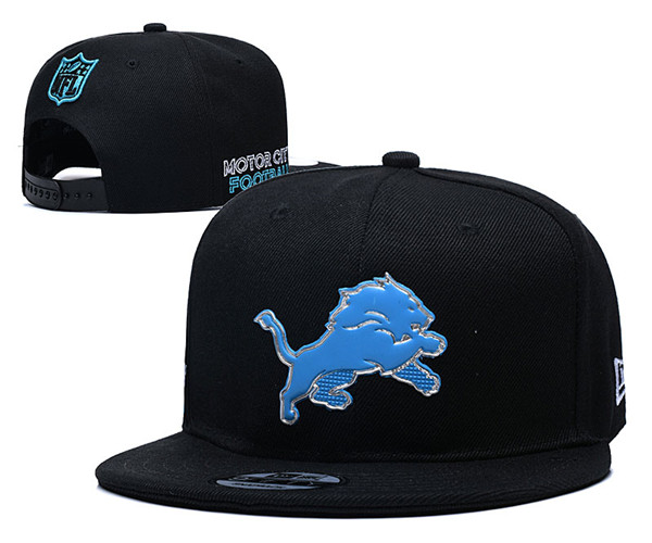 Lions Team Logos Adjustable Hat Black YD