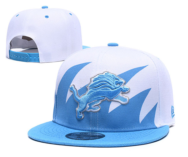 Lions Team Logos Adjustable White Hat GS
