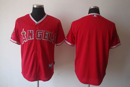 Los Angeles Angels of Anaheim Blank Red MLB Jerseys