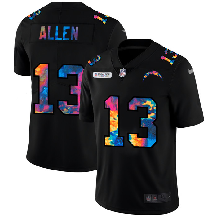Los Angeles Chargers #13 Keenan Allen Men's Nike Multi-Color Black 2020 NFL Crucial Catch Vapor Untouchable Limited Jersey Los Angeles Chargers #13 Keenan Allen Men's Nike Multi-Color Black 2020 NFL Crucial Catch Vapor Untouchable Limited Jersey