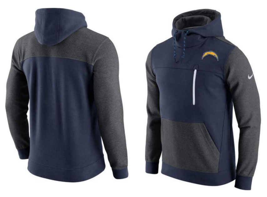 Los Angeles Chargers Nike AV15 Fleece Pullover Hoodie Navy