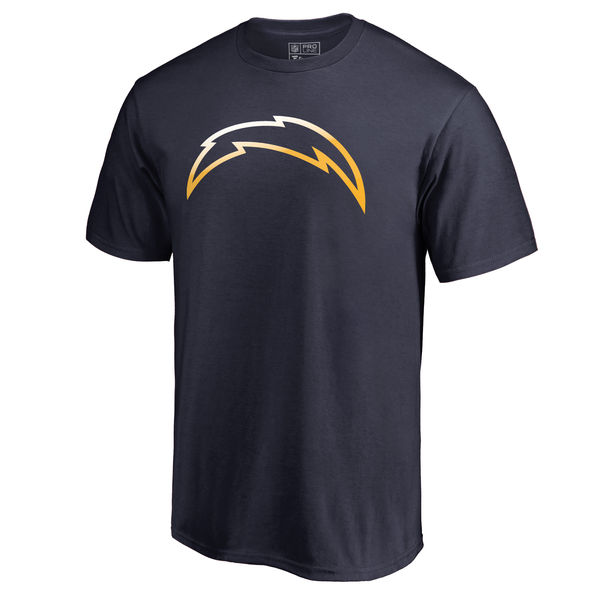 Los Angeles Chargers Pro Line By Fanatics Branded Navy Big & Tall Gradient Logo T-Shirt Los Angeles Chargers Pro Line By Fanatics Branded Navy Big & Tall Gradient Logo T-Shirt