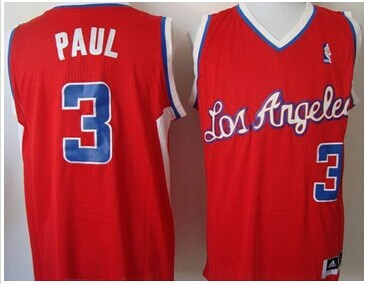 Los Angeles Clippers #3 Chris Paul Red Revolution 30 Stitched NBA Jersey