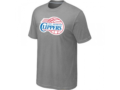 Los Angeles Clippers Big & Tall Primary Logo L.Grey T-Shirt Los Angeles Clippers Big & Tall Primary Logo L.Grey T-Shirt