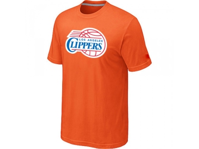 Los Angeles Clippers Big & Tall Primary Logo Orange T-Shirt Los Angeles Clippers Big & Tall Primary Logo Orange T-Shirt