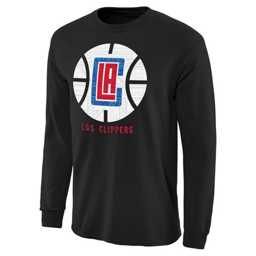 Los Angeles Clippers Noches Enebea Long Sleeve T-Shirt Black Los Angeles Clippers Noches Enebea Long Sleeve T-Shirt Black