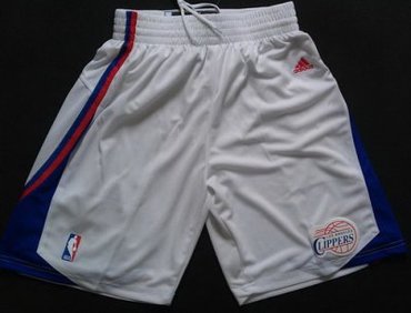 Los Angeles Clippers White Revolution 30 Swingman NBA Shorts