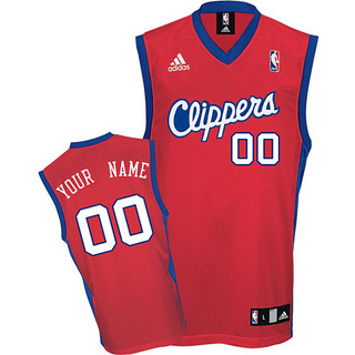 Los Angeles Clippers Youth Custom red Jersey Los Angeles Clippers Youth Custom red Jersey