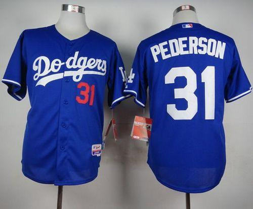 Los Angeles Dodgers #31 Joc Pederson Blue Cool Base Stitched Baseball Jersey