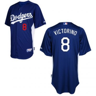 Los Angeles Dodgers #8 Shane Victorino Cool Base Jersey