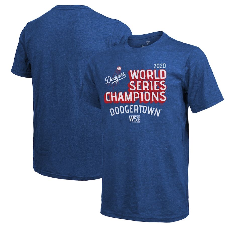 Los Angeles Dodgers 2020 World Series Champions Winner Takes All T-Shirt Royal
