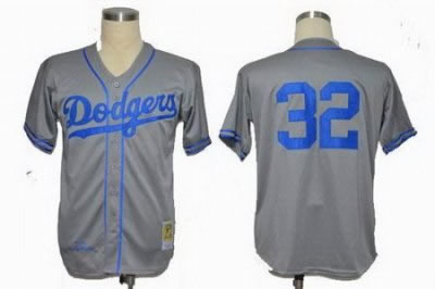 Los Angeles Dodgers 32 Koufax Grey M&N 1955