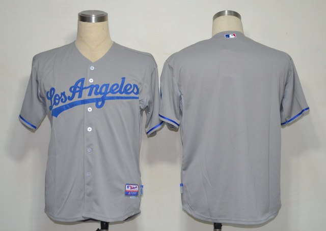 Los Angeles Dodgers Blank grey MLB jerseys