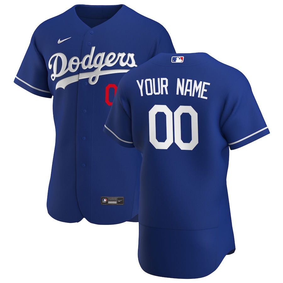 Los Angeles Dodgers Custom Men's Nike Royal Alternate 2020 Authentic Player MLB Jersey Los Angeles Dodgers Custom Men's Nike Royal Alternate 2020 Authentic Player MLB Jersey