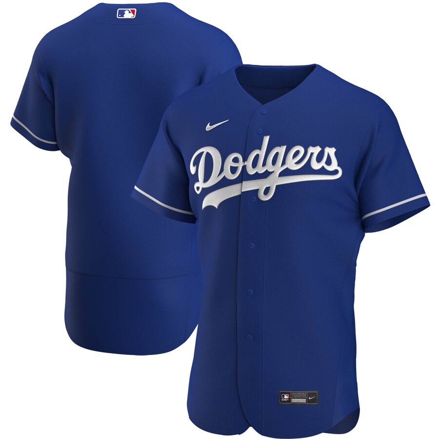 Los Angeles Dodgers Men's Nike Royal Alternate 2020 Authentic Official Team MLB Jersey