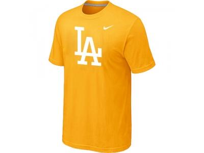 Los Angeles Dodgers NEW Logo Legend Yellow T-Shirt