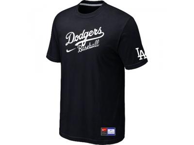 Los Angeles Dodgers NEW Short Sleeve Practice T-Shirt Black