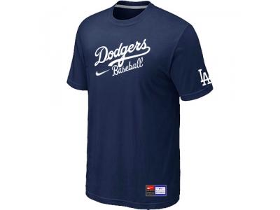 Los Angeles Dodgers NEW Short Sleeve Practice T-Shirt D.Blue