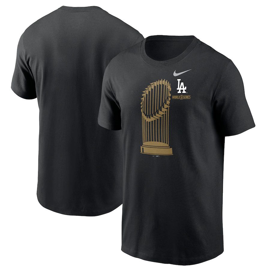 Los Angeles Dodgers Nike 2020 World Series Champions Trophy T-Shirt Black
