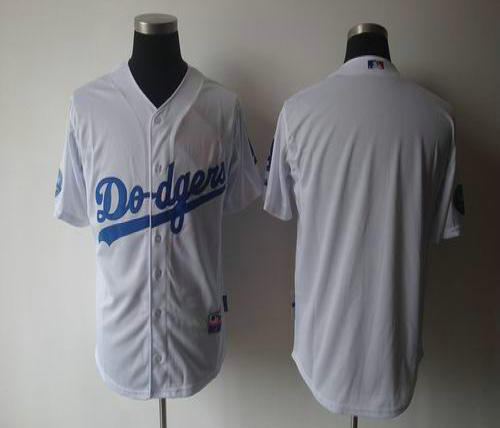 Los Angeles Dodgers blank white jersey