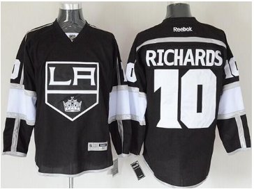 Los Angeles Kings #10 Mike Richards Black Home Stitched NHL Jersey