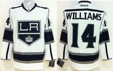 Los Angeles Kings #14 Justin Williams White Stitched NHL Jersey Los Angeles Kings #14 Justin Williams White Stitched NHL Jersey