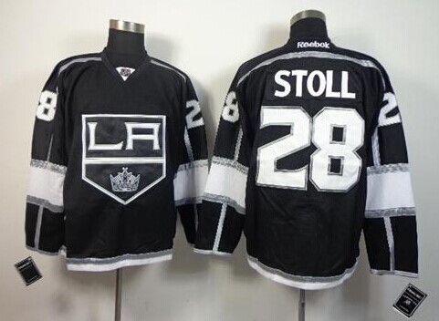 Los Angeles Kings #28 Jarret Stoll Black Home Stitched NHL Jersey