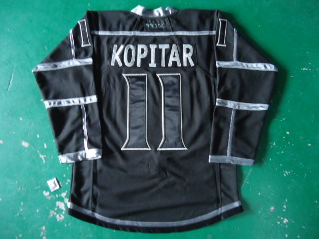Los Angeles Kings 11 Anze Kopitar black Jerseys