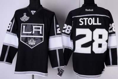 Los Angeles Kings 28# Stoll Black 2012 Stanley Cup Finals Champions Jerseys
