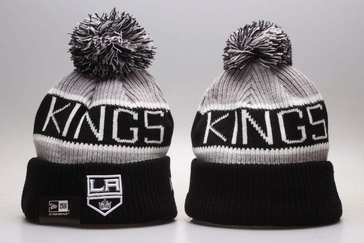Los Angeles Kings Fresh Logo Black Knit Hat YP Los Angeles Kings Fresh Logo Black Knit Hat YP