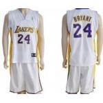 Los Angeles Lakers #24 Bryant White Suit Los Angeles Lakers #24 Bryant White Suit