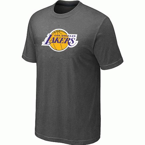 Los Angeles Lakers Big & Tall Primary Logo D.Grey T-Shirt Los Angeles Lakers Big & Tall Primary Logo D.Grey T-Shirt